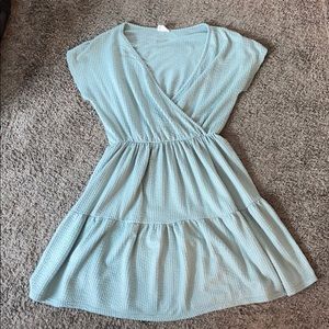 Light green-blue dress